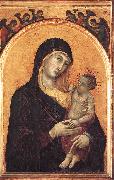 Duccio, Madonna and Child with Six Angels dfg